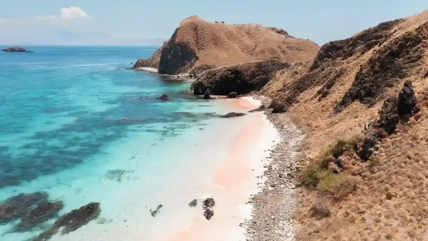 Pink Beach in Komodo National Park